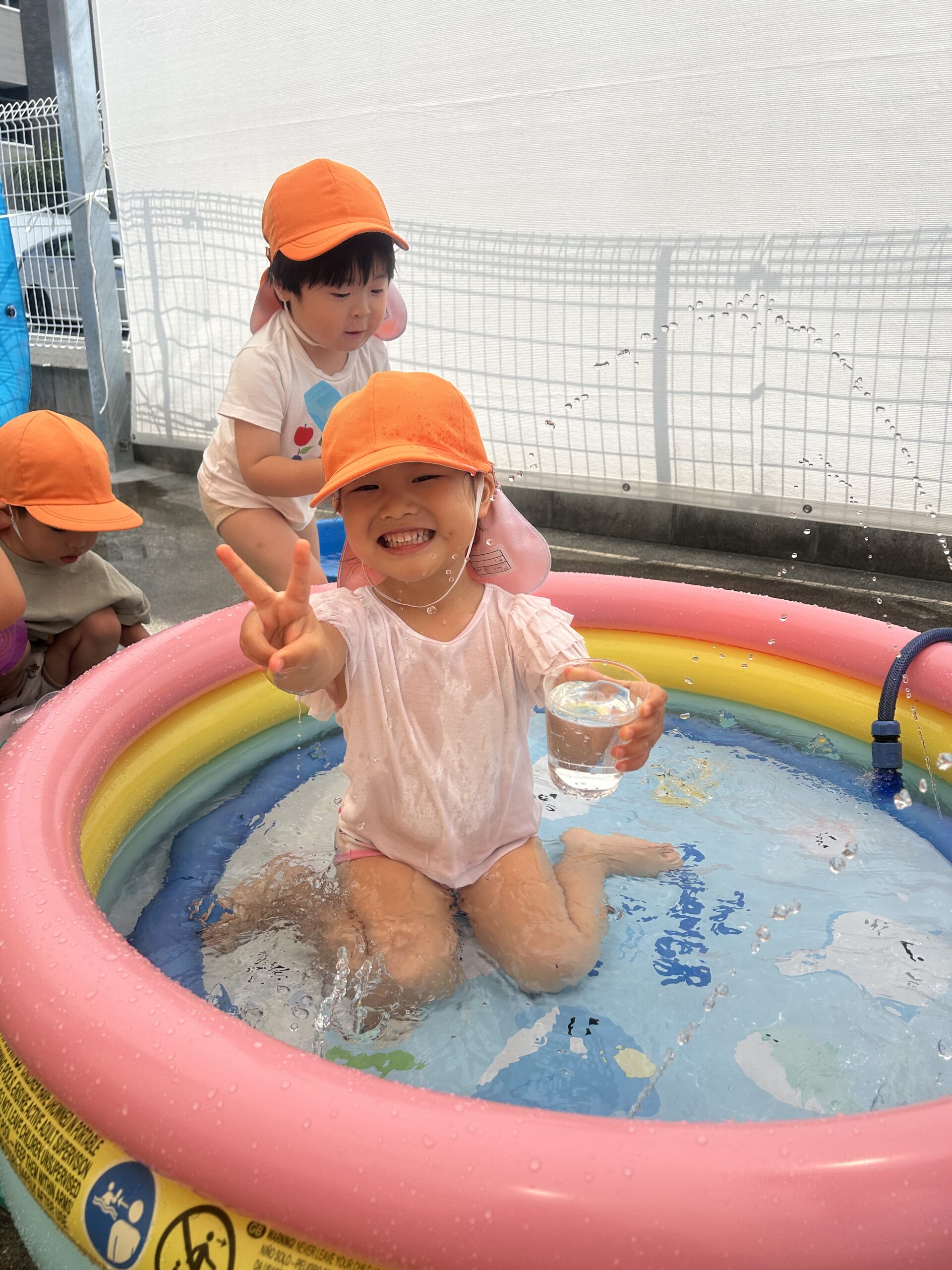 西又葵　 　　水遊び 2026/7/22 くま組 水遊び - わかば保育園